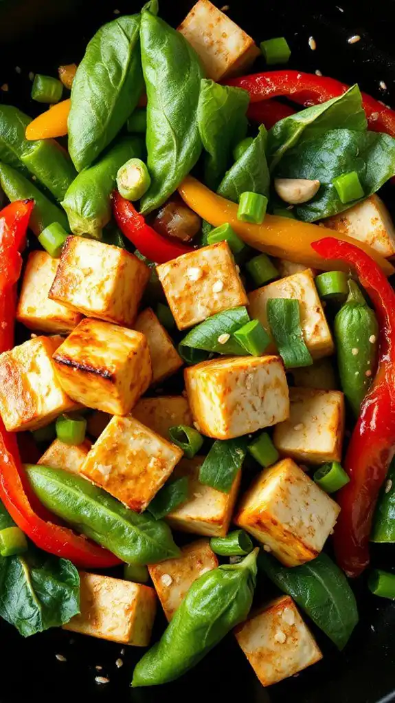 tofu and bok choy stir fry