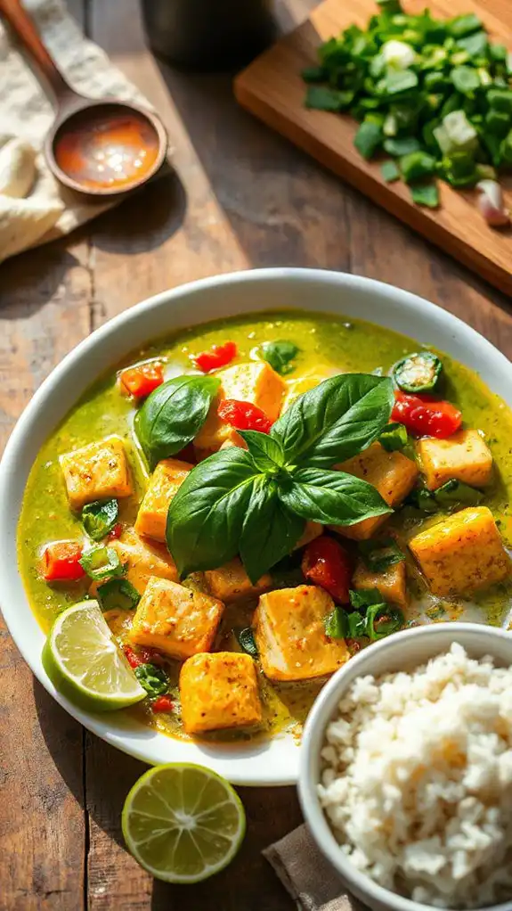 tofu in thai curry tofu in thai curry