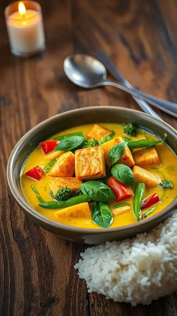tofu mixed vegetable curry