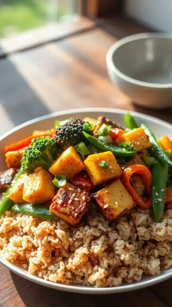 tofu stir fry bowl recipe