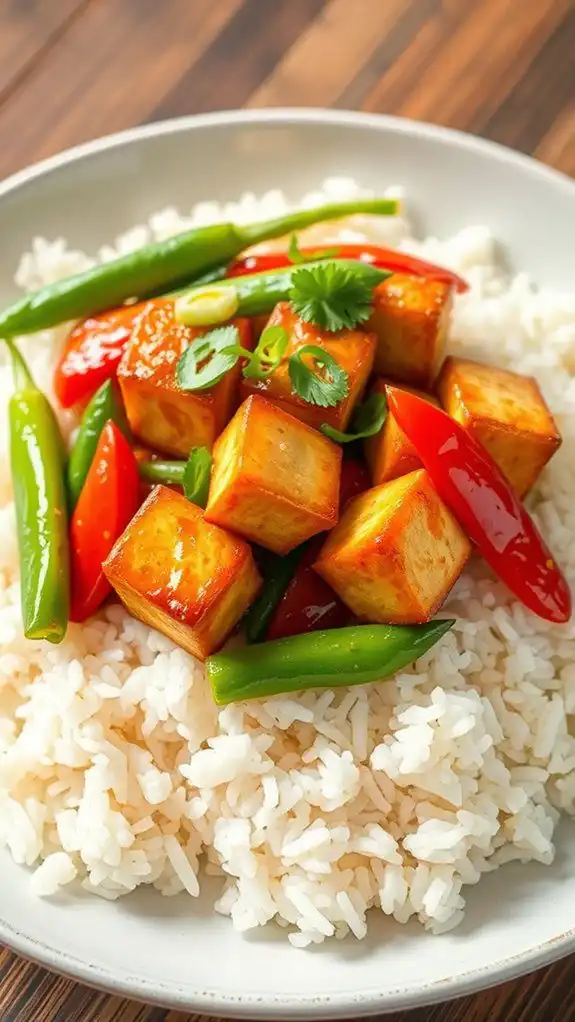 tofu stir fry with spice