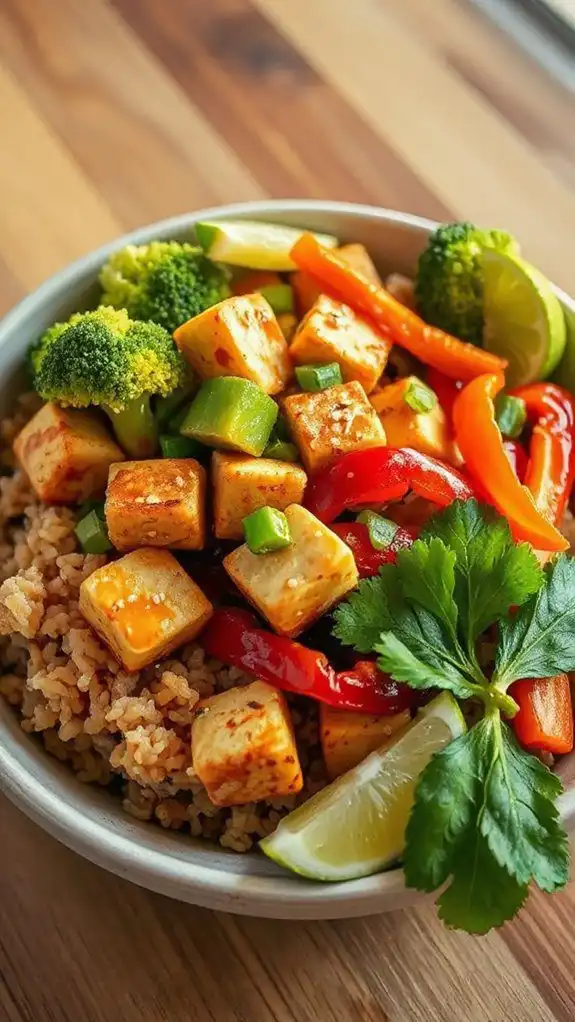 tofu vegetable bowl recipe