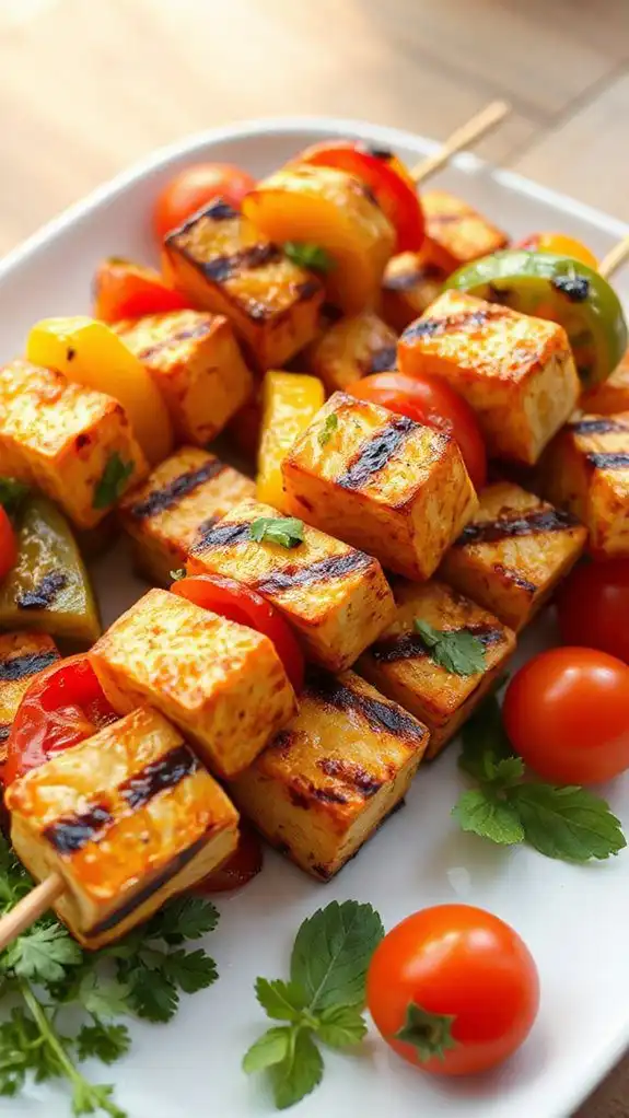 tofu vegetable skewers recipe