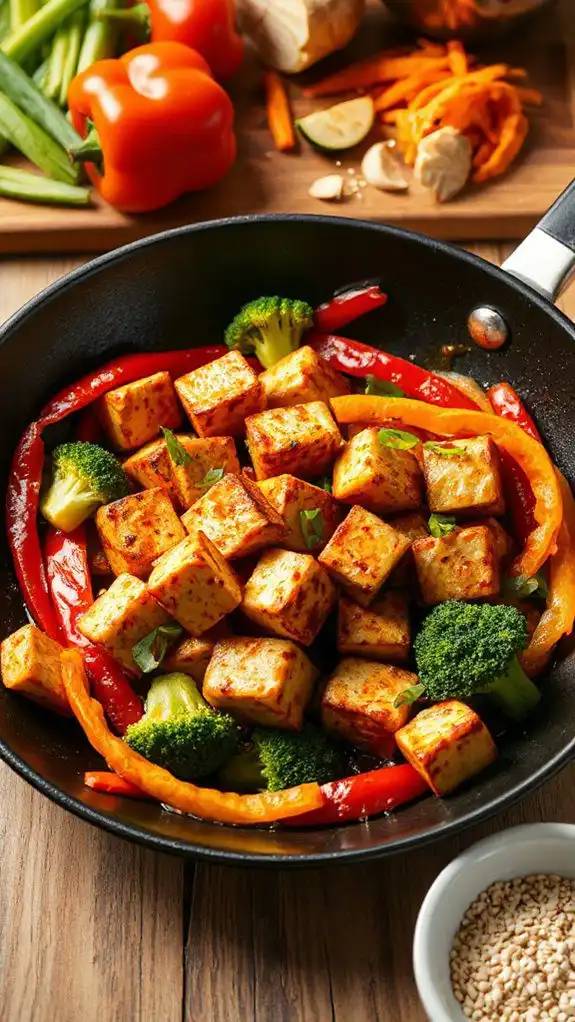 tofu vegetable stir fry recipe