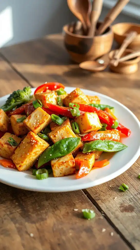 tofu veggie stir fry recipe
