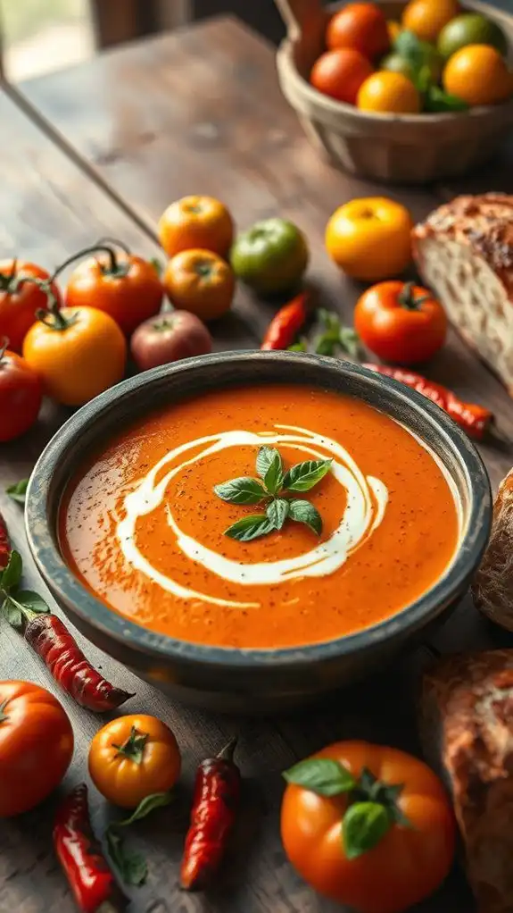 tomato and pepper soup