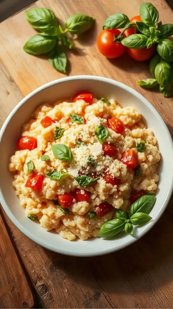 tomato basil risotto recipe