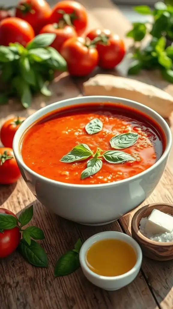tomato basil soup recipe