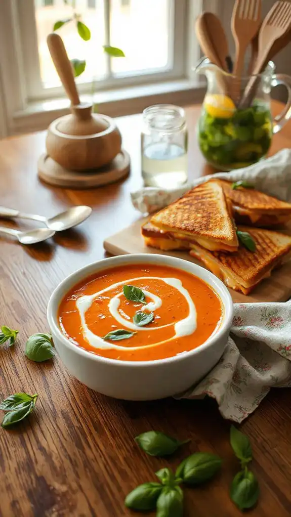 tomato basil soup recipe