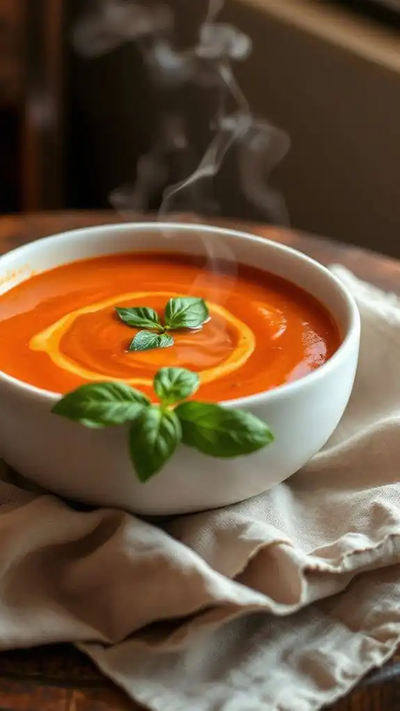 tomato basil soup recipe