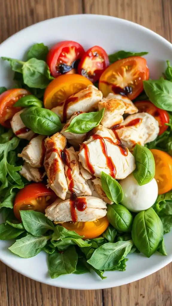 tomato mozzarella grilled chicken