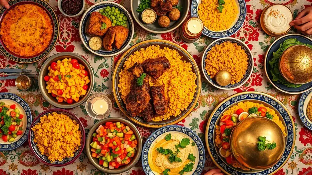 traditional flavorful middle eastern meals