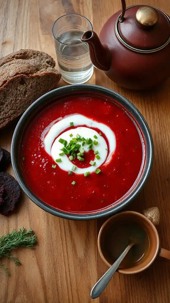 traditional russian beet soup