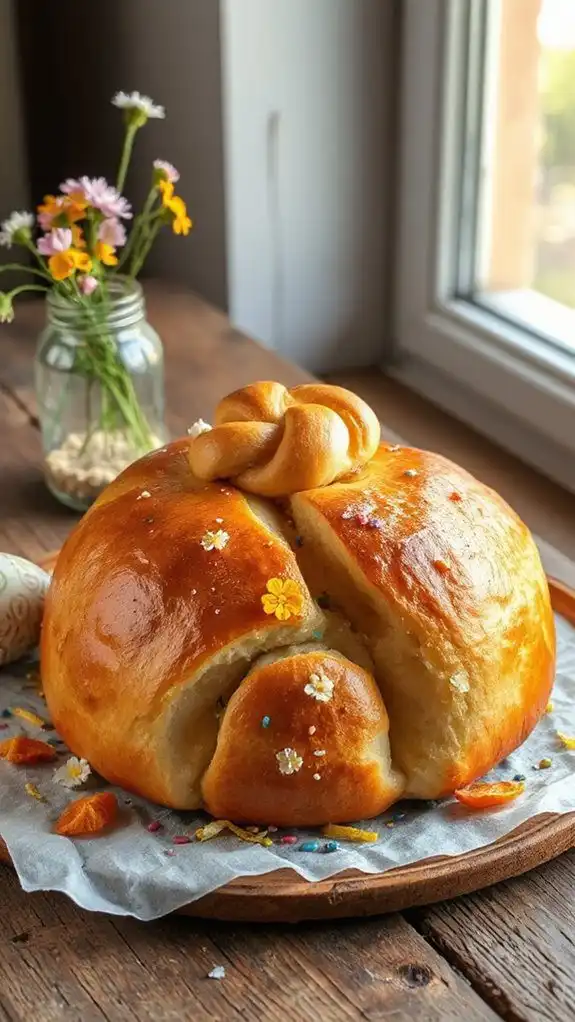 traditional ukrainian easter bread