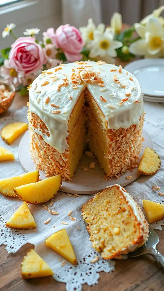 tropical flavored cake delight tropical flavored cake delight