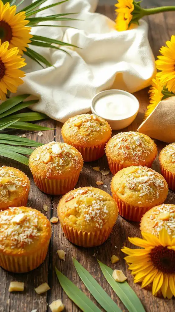 tropical flavored muffin recipe