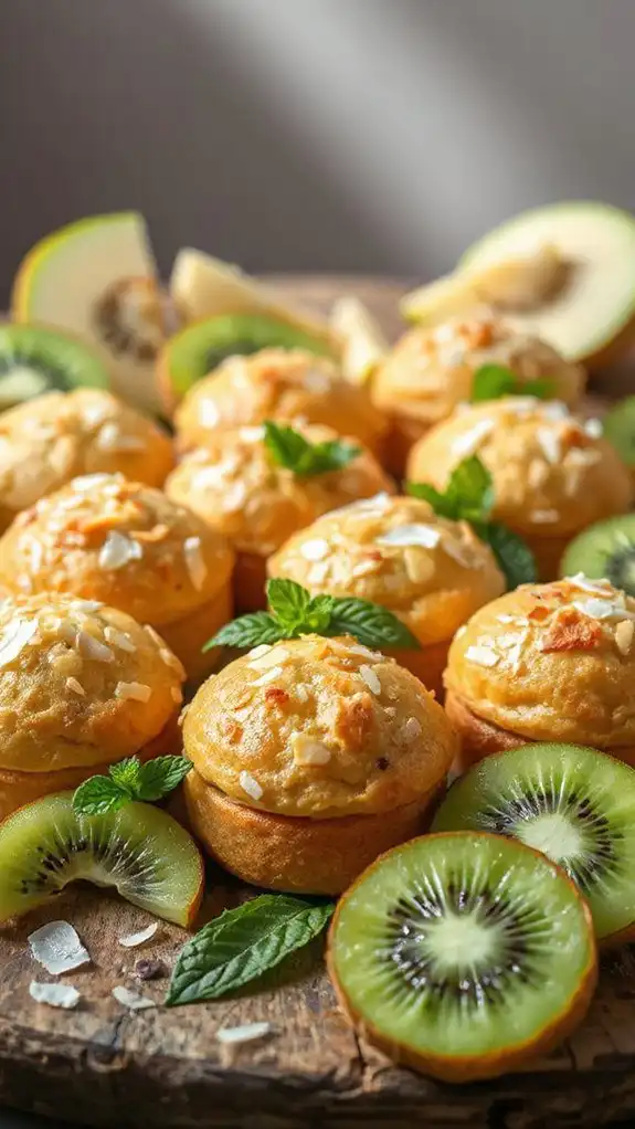 tropical fruit dessert bars