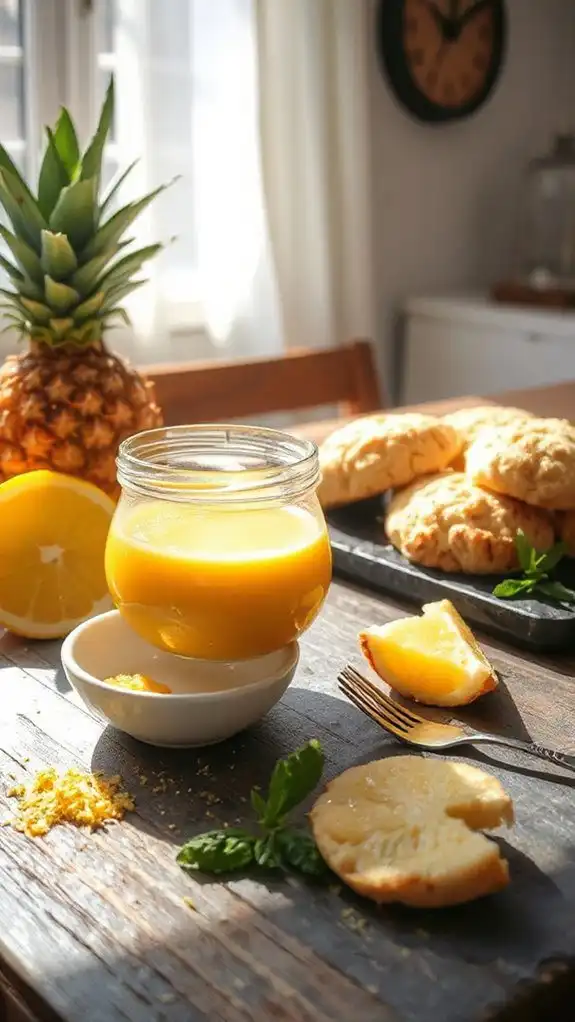 tropical fruit dessert spread tropical fruit dessert spread