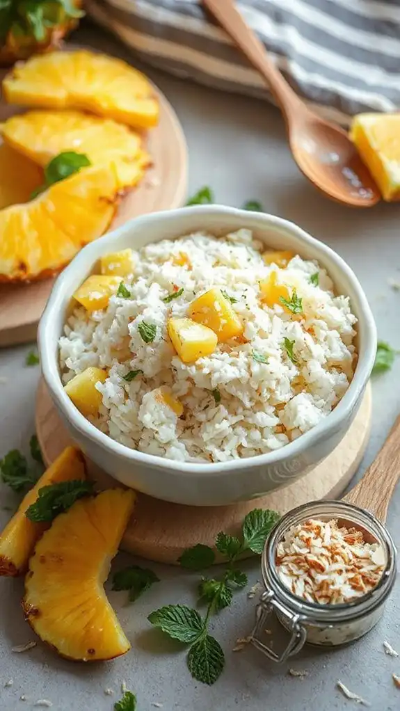 tropical fruity rice dish