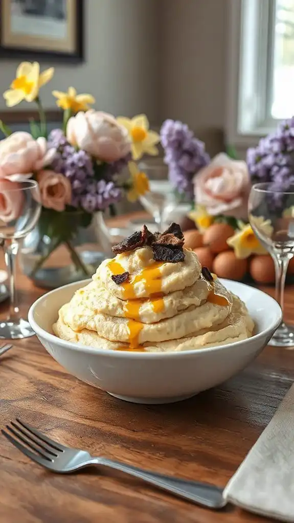 truffle infused creamy potatoes