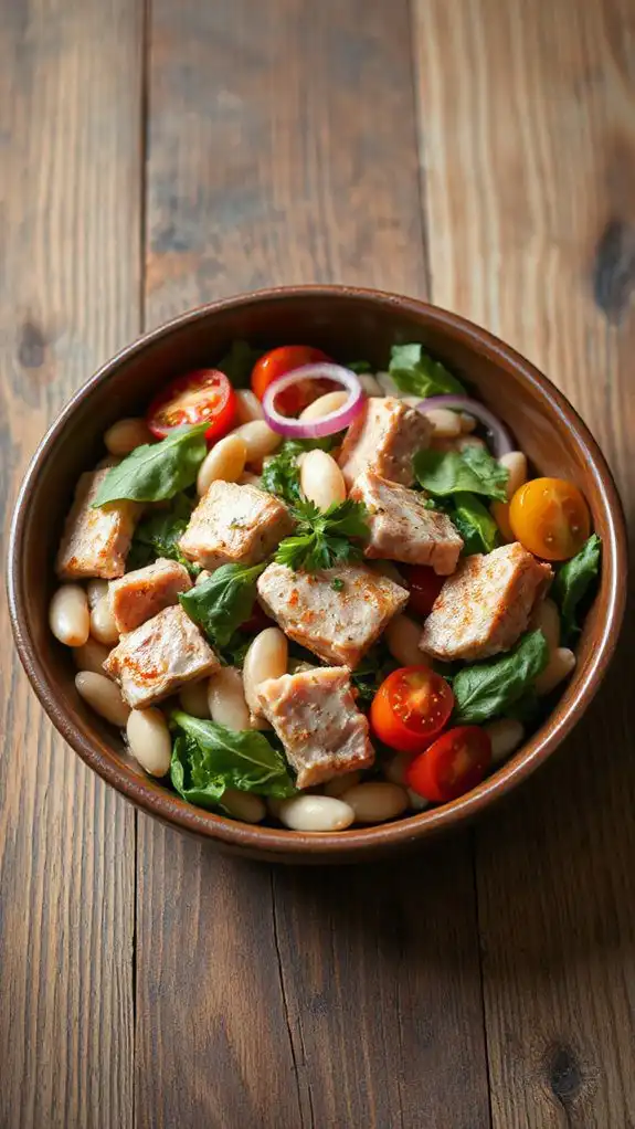 tuna and bean dish
