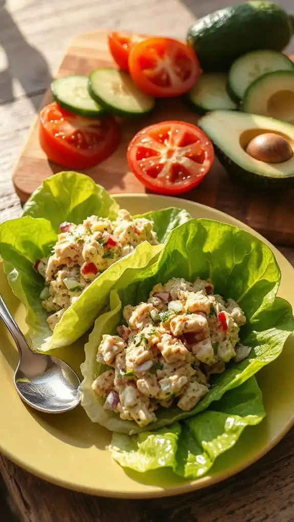 tuna salad lettuce wraps tuna salad lettuce wraps
