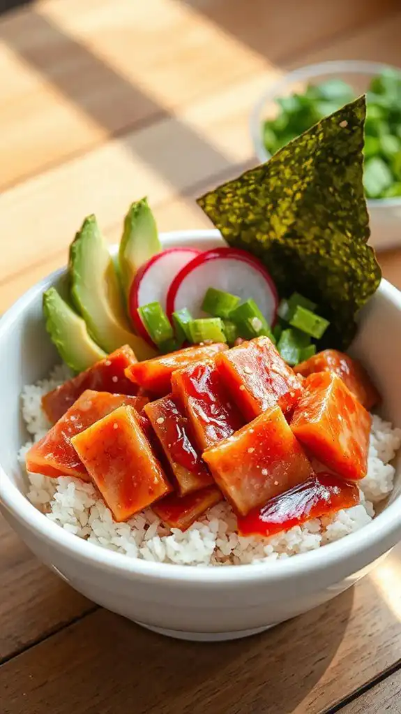 tuna spicy bowl ingredients