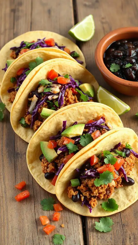 turkey and black bean tacos turkey and black bean tacos