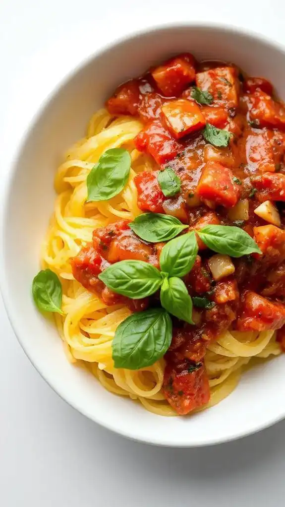 turkey marinara spaghetti squash turkey marinara spaghetti squash