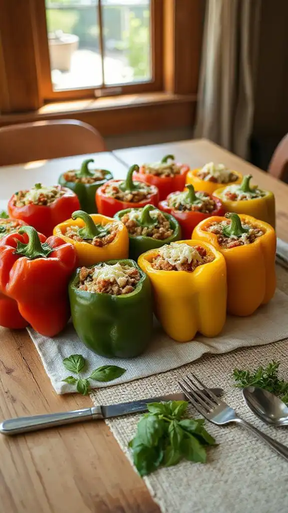 turkey stuffed bell peppers recipe