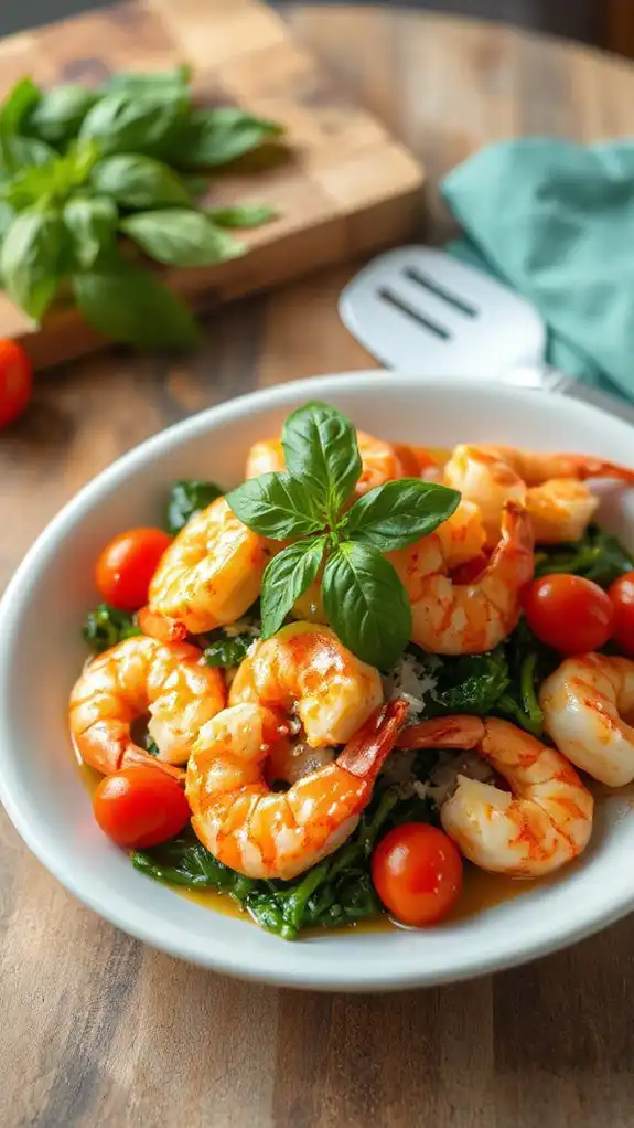 tuscan shrimp in garlic butter