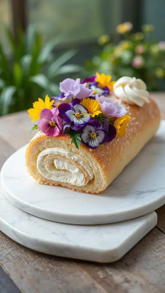 vanilla buttercream cake roll vanilla buttercream cake roll