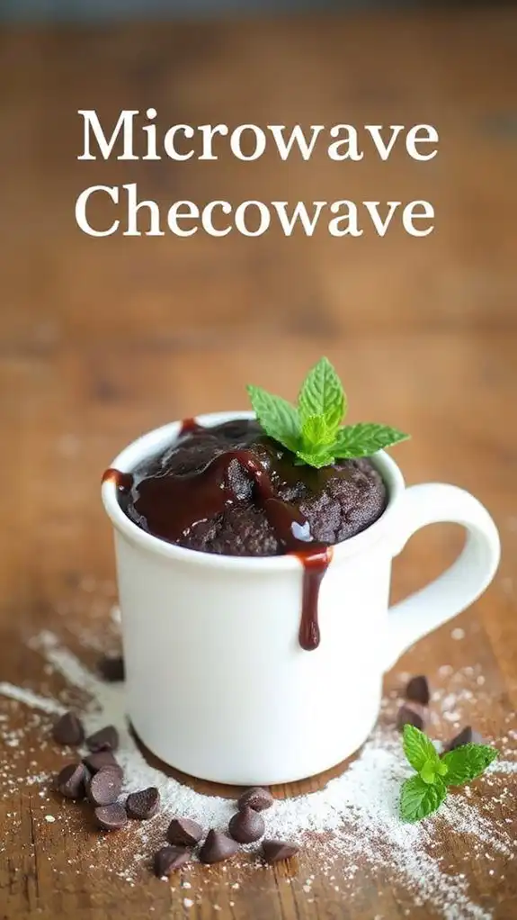 vegan chocolate mug cake