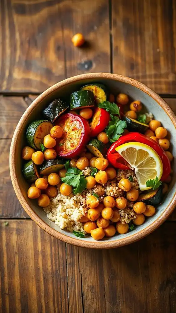vegetable and chickpea dish