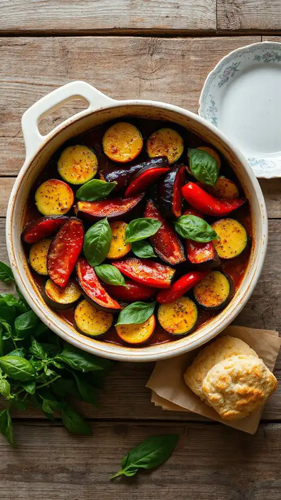 vegetable filled baked dish