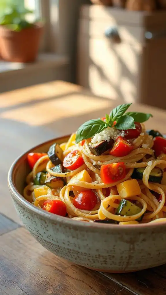 vegetable pasta dish recipe