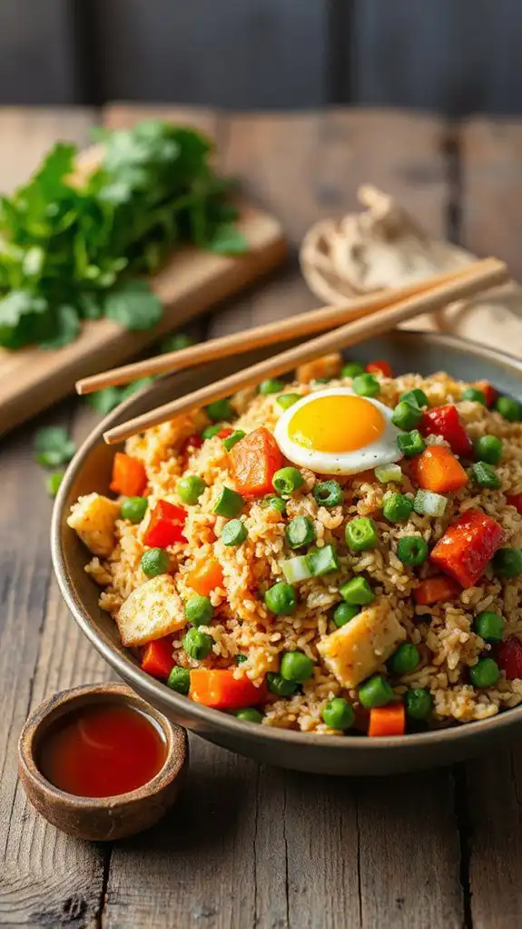 vegetable rich fried rice recipe