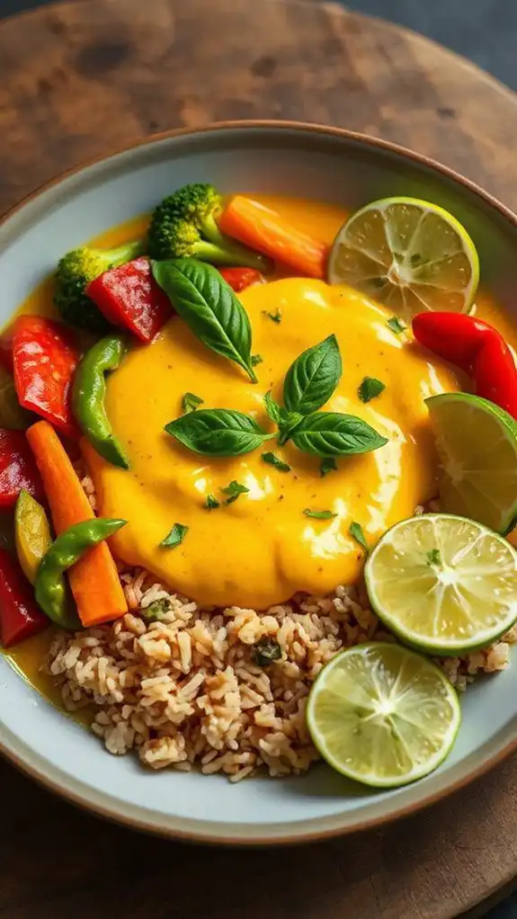 vegetarian coconut curry dish vegetarian coconut curry dish