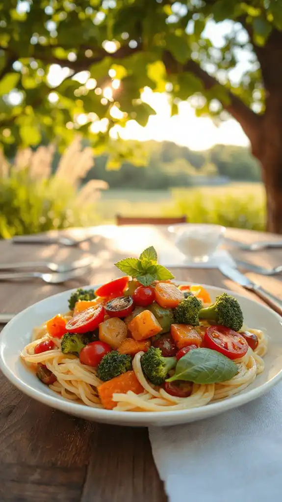 vegetarian spaghetti squash dish