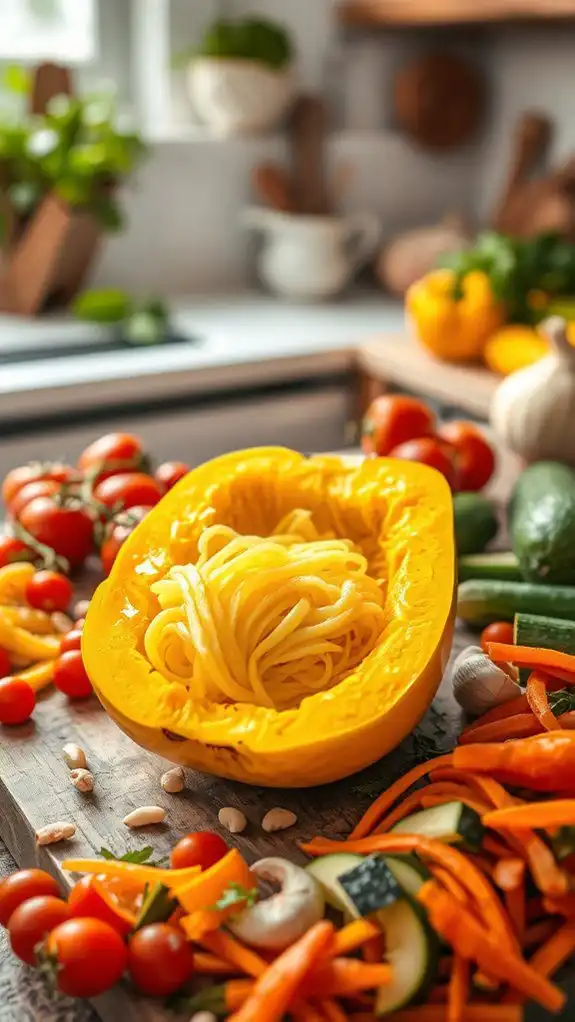 vegetarian spaghetti squash dish