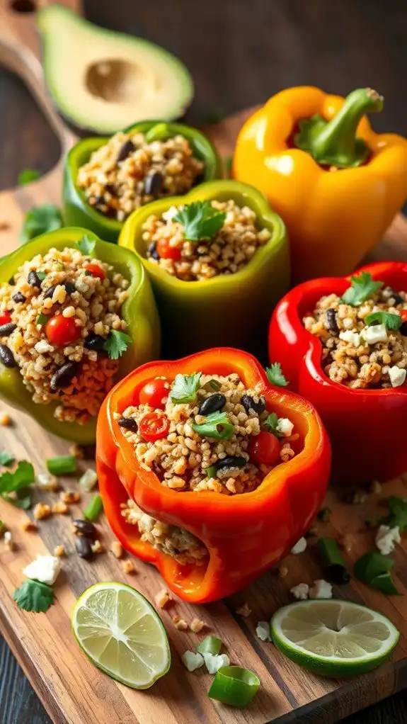 vegetarian stuffed bell peppers