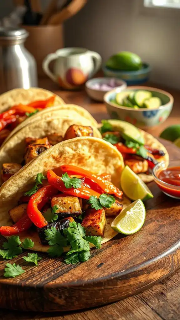 vegetarian taco recipe details