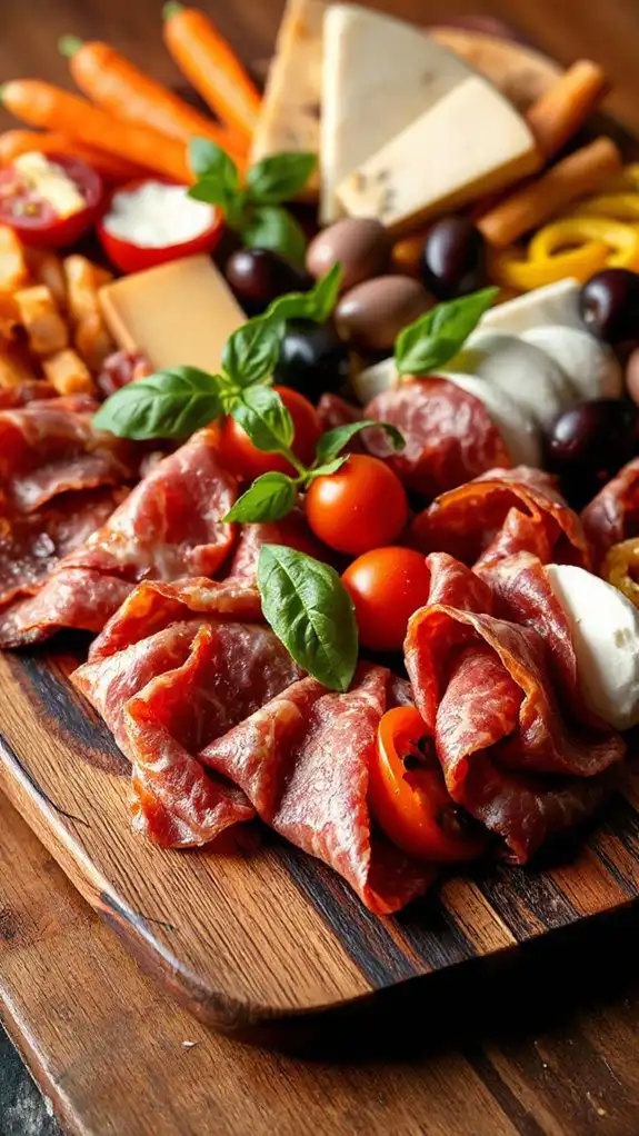 vibrant appetizer platter arrangement