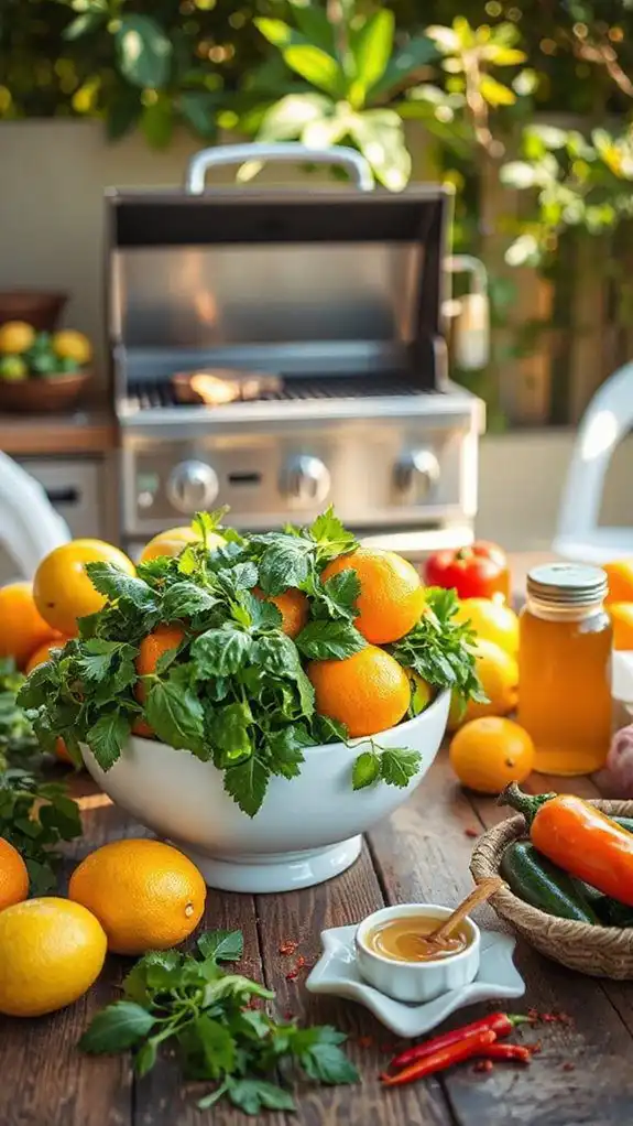vibrant citrus flavor blends