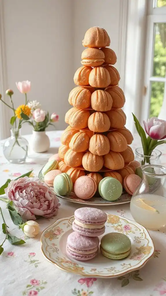 vibrant macaron decorative touches