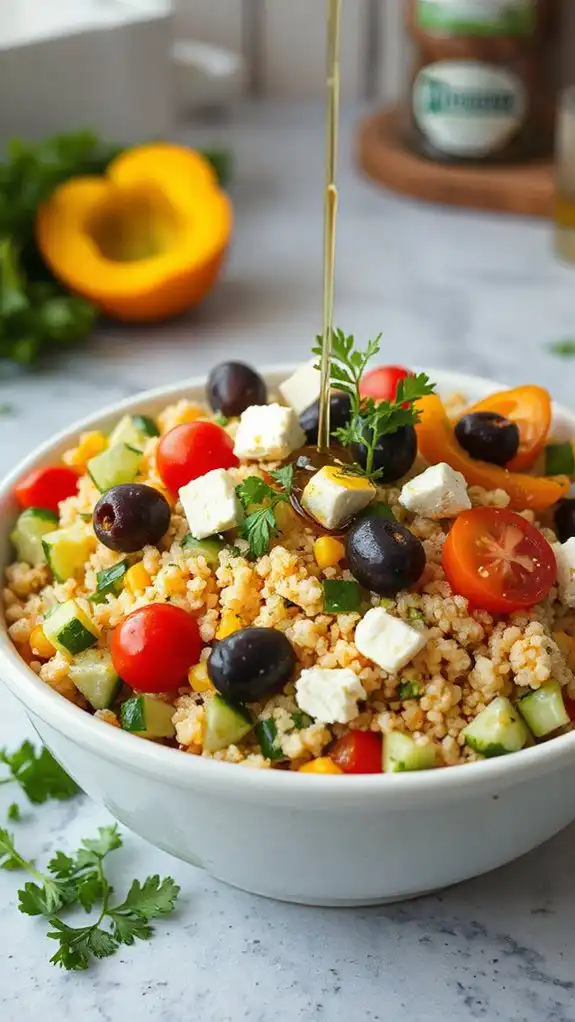 vibrant mediterranean couscous salad