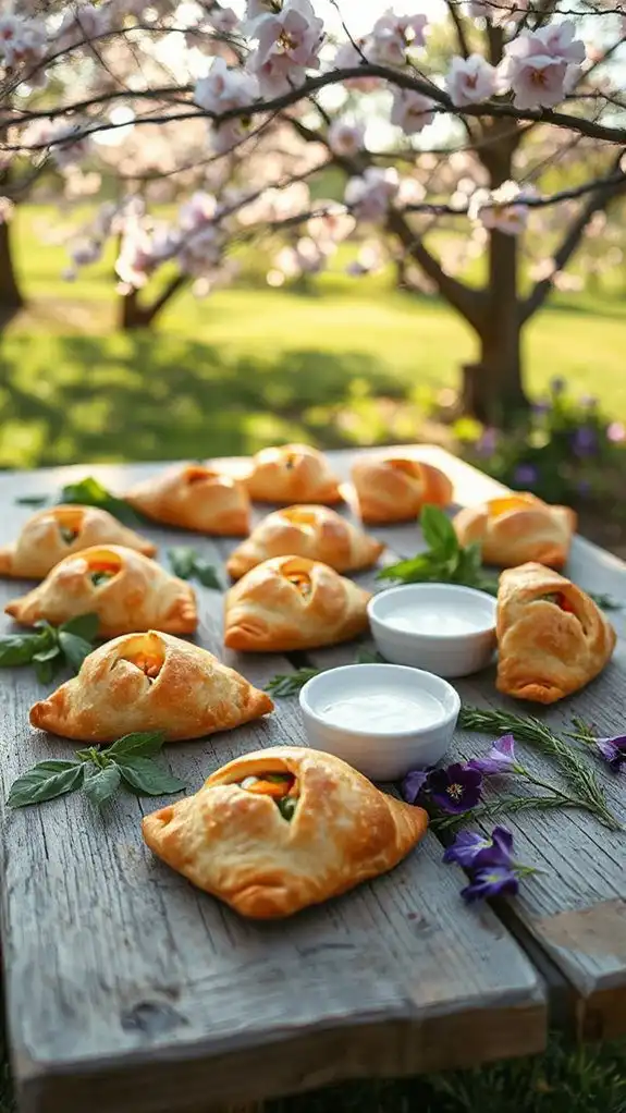 vibrant pastry filled treats