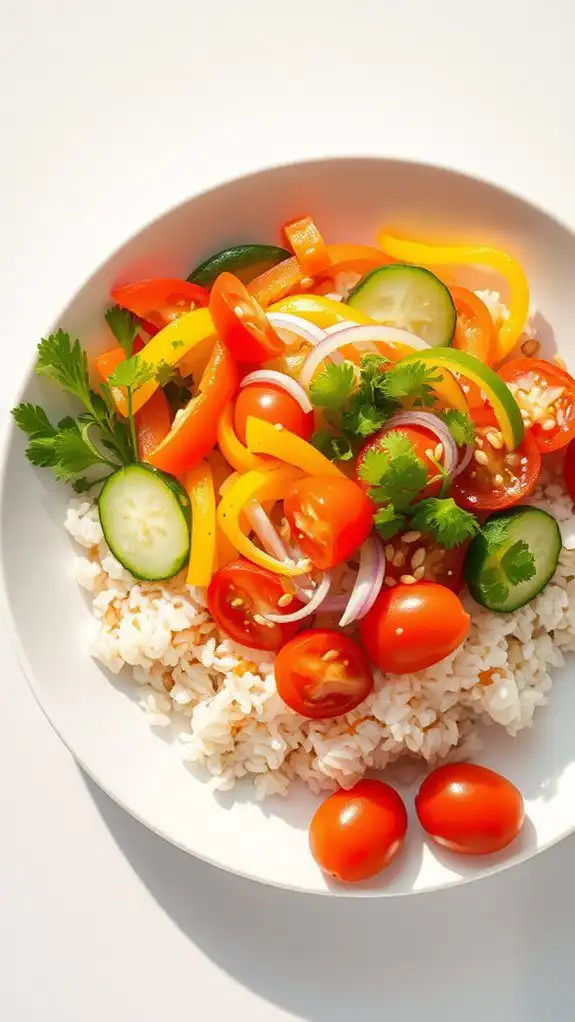vibrant summer rice bowls