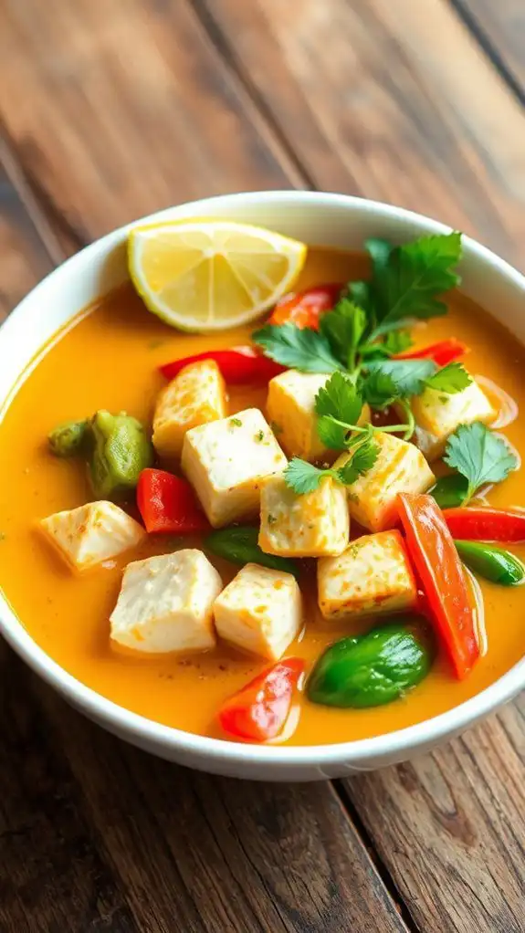 vibrant thai coconut curry