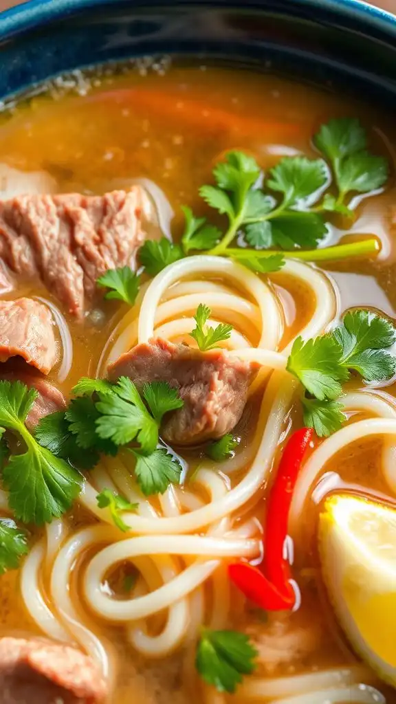 vietnamese noodle soup dish